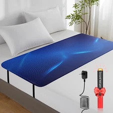Grounding Mat for Bed, Earth Connected Mattress Cover Grounding Pad Grounding Ki