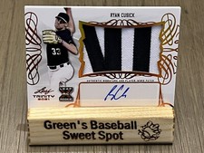 2021 Leaf Trinity Ryan Cusick Patch Auto XRC Atlanta Braves🔥