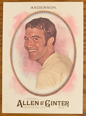 TOM ANDERSON, 2017 TOPPS ALLEN & GINTER CARD, ''MYSPACE TOM'', WOW !