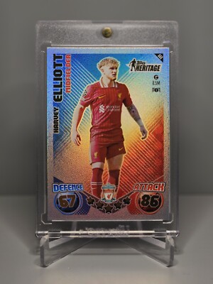 2024-25 Match Attax Harvey Elliott Heritage Foil Card #444