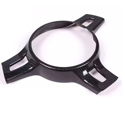 For 911 981 Boxster Cayman Cayenne Real Carbon Fiber Car Steering Wheel Trim - Picture 3 of 6