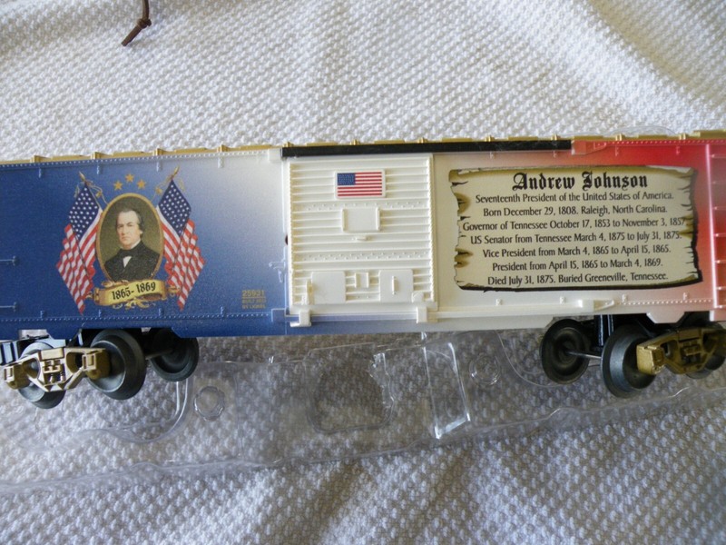 Lionel U.S. Presidential boxcar series 6-25931 - President Andrew Johnson
