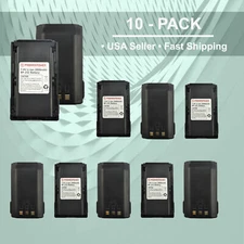 10x Battery for Icom BP231, BP-232N, IC-A14S IC-F3011 IC-4011 [2000mAh | Li-ion]