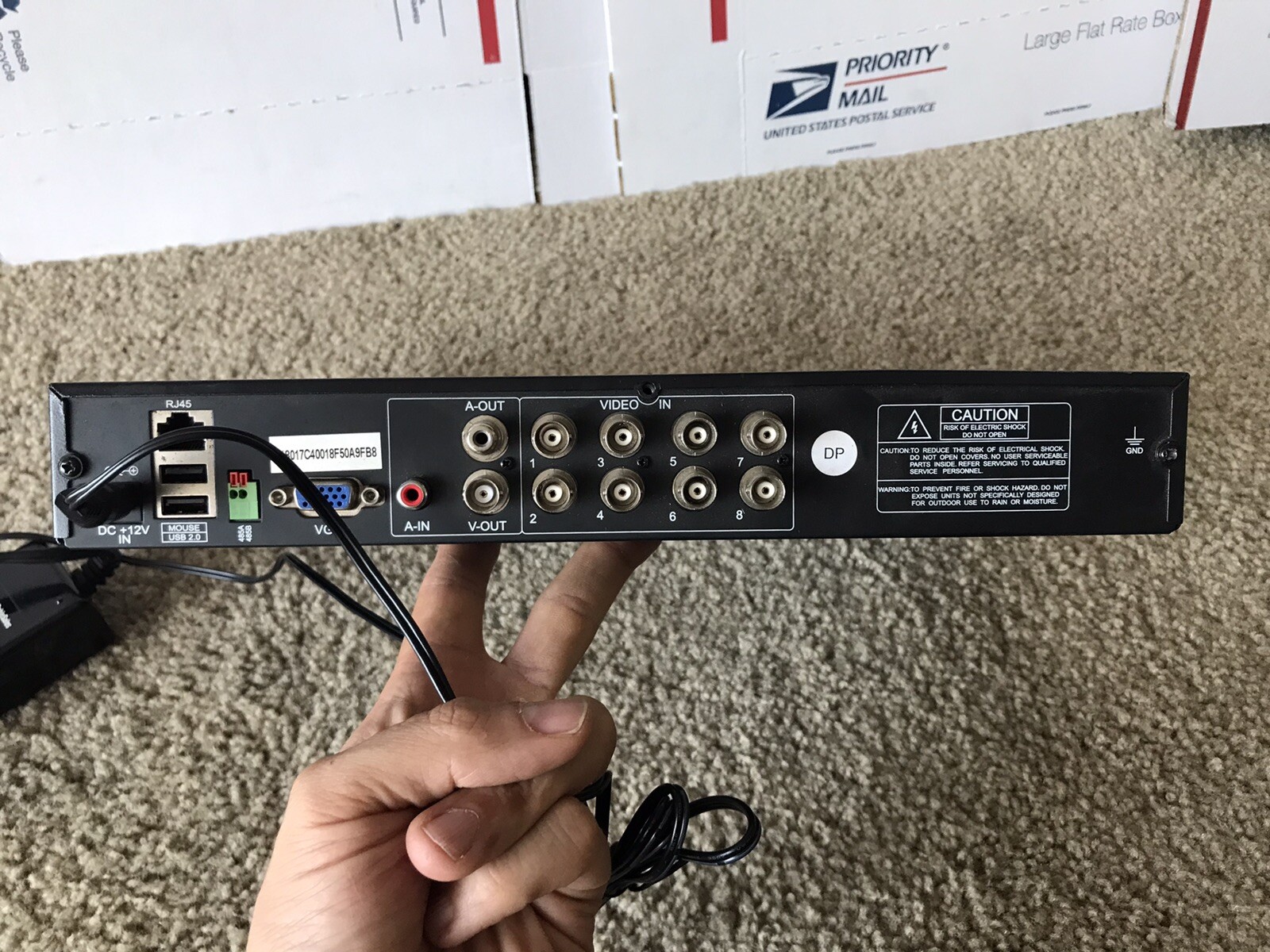 Qsee 8 Channel Digital Video Recorder QS458 VGA 2 TB Surveillance DVR