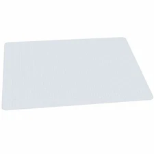 60.2 x 46.4"Floor Mat PVC Chair Mat No-slip Chairmat White Office Use Matte Home