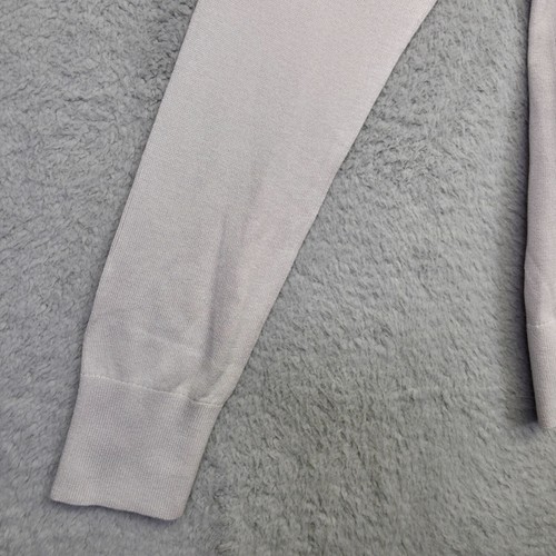 Banana Republic Sweater Womens M Drape Front Silk Cashmere Knit Quiet Luxury - Picture 4 of 14