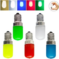 1x 10x 2W Mini E12 E14 T18 Bombillas Doble Iluminación LED 110V 220V Colorido Comedor