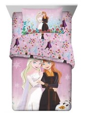 Disney Frozen "Enchanted Spirits" Kids Reversible Bed Set-W10929475512