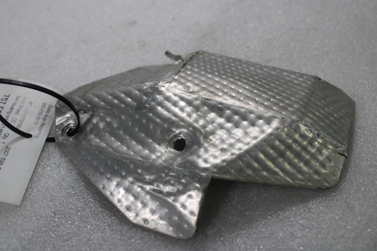 Ferrari 599 GTB, Clutch Hose Heat Shield / Guard, Used, P/N 214806