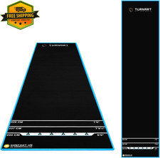 Dart Mat Non Slip Carpet with Oche Throw Line Soft Tip Steel Tip