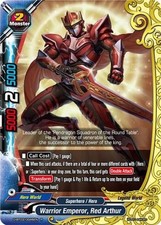 Future Card Buddyfight Warrior Emperor, Red Arthur D-BT03/0046EN R Hero World