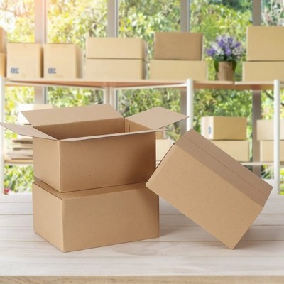 15PCS Corrugated Cardboard Shipping Boxes Mailing Packing Moving Cartons