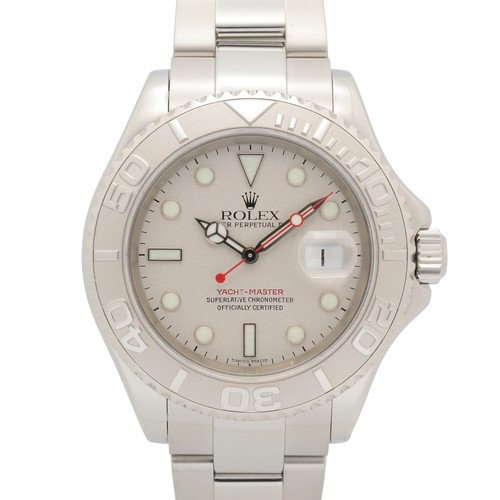 ROLEX Yacht master Rolesium K-series Wrist Watch 16622 AT Platinum SS Used mens