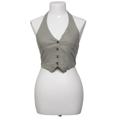 Bershka, Neckholder Top, Größe: S, Grün, Elasthan/Polyester, Einfarbig #OwC