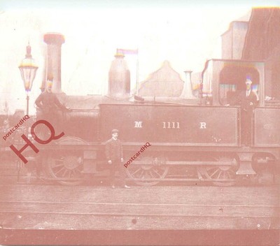 Ansichtskarte_ KWVR, MIDLAND RAILWAY 0-6-0T NO 1111 AT LAWKHOLME LANE (REPRO)