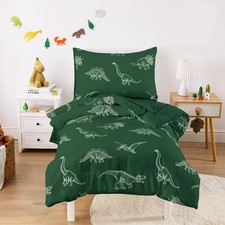- Dinosaur Toddler Bedding Set for Boys, Dinosaur Dino Sketch, 4 Pieces Soft ...