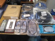 Nice Lot of spare PC (computer) parts/cables/Headset. New And Open Box 11 Items 