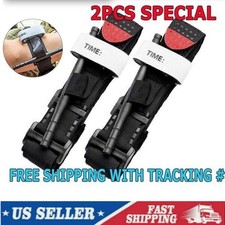 2X Tournique* Rapid One Hand Application Tactical Rescue Emergency First Aid Kit