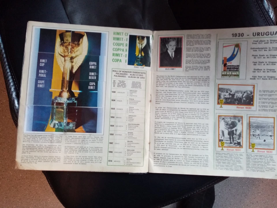 Superbe ALBUM COMPLET PANINI ALLEMAGNE COUPE DU MONDE MUNCHEN 74 BON ETAT - Photo 4/4