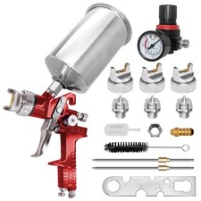 Professional Hvlp Spray Gun Kit: Hvlp Gravity Feed Air Spray Gun with 1.4mm 1...