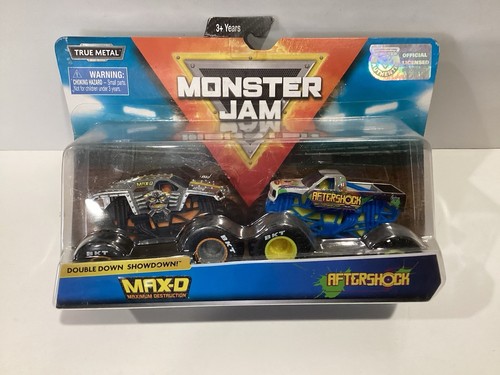 1/64 Spinmaster 2019 Max-D & Aftershock Monster Truck 2 Pack