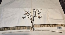 Set 2 Avanti Bath Towel 26"x44" Embroidered Designs