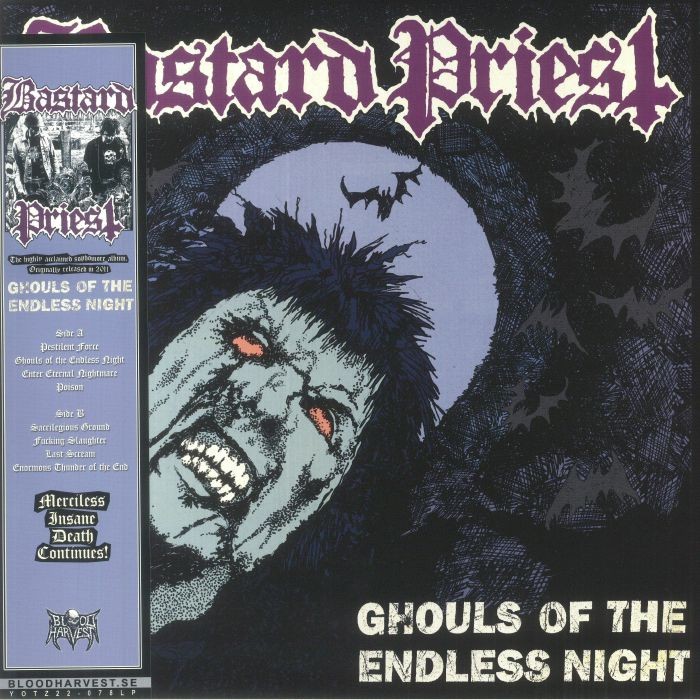 BASTARD PRIEST - Ghouls Of The Endless Night - LP + insert with obi-strip