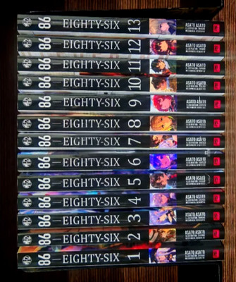 86 EIGHTY SIX Light Novel  Book Set Volume 1 - 13 English Version NEW - Fast DHL