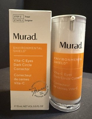  Murad Environmental Shield Vita-C Eyes Dark Circle Corrector . NIB /FS 0.5oz