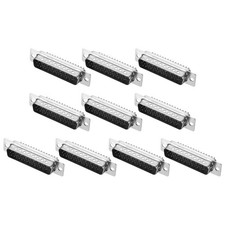 10 x D-sub Connector DB44 Male Socket 44-pin 3-Row Serial Port Terminal