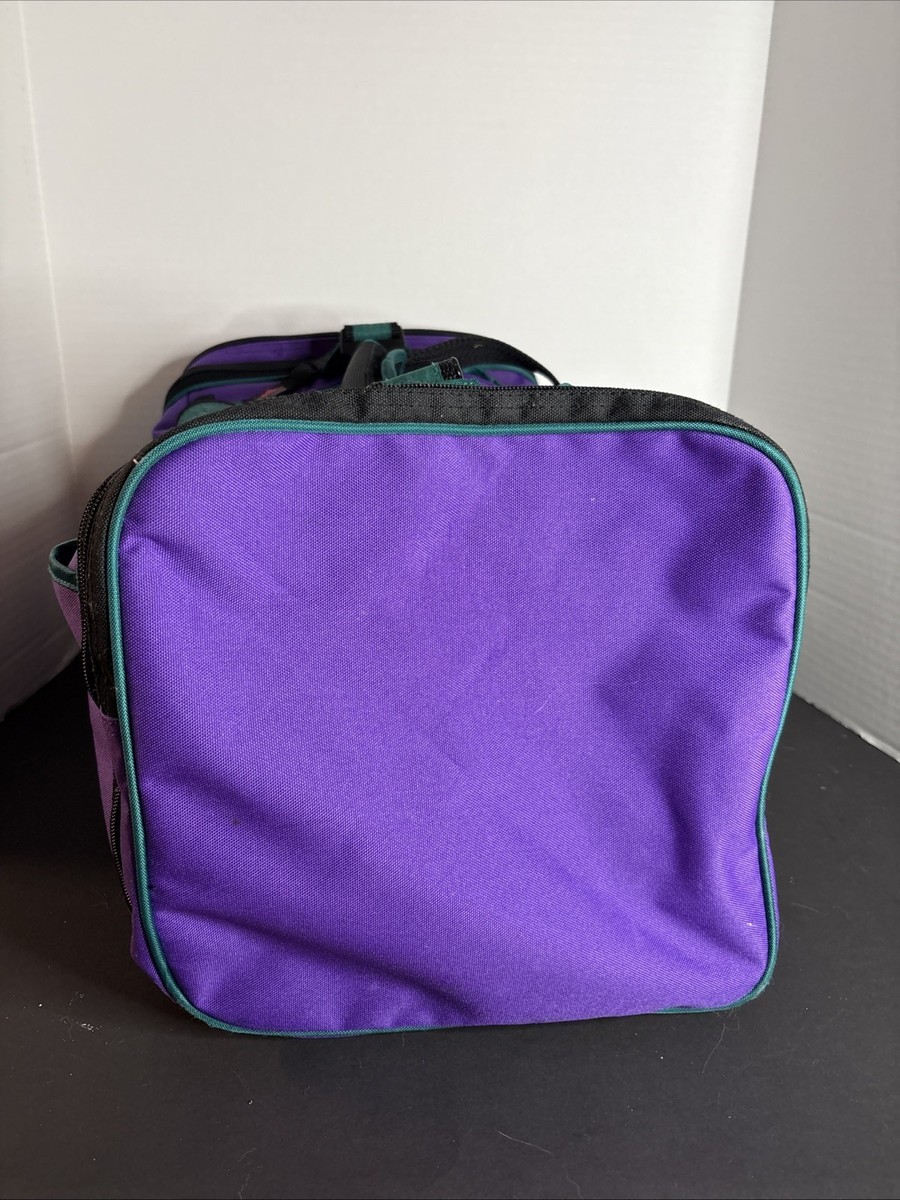 Vintage 90s High Sierra Duffle Bag Turquiose Purple No Shoulder
