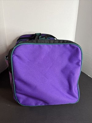Vintage 90s High Sierra Duffle Bag Turquiose Purple No Shoulder