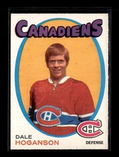 1971-72 O-Pee-Chee 149 Dale Hoganson Montreal Canadiens Rookie Card AAA. rookie card picture