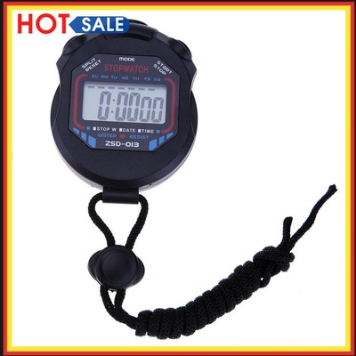 Electronic Stopwatch Digital LCD Chronograph Sports Stopwatch Timer