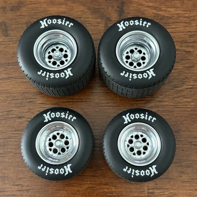 Acme 1/18 Weld Magnum Pro Street Drag Wheels (Smaller Rear) with Hoosier Tires