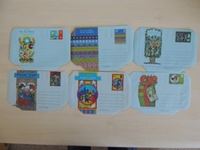 6 GB Briefmarken Luftbriefe Weihnachten feiern 1972-1977 ungebraucht/postfrisch