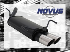 NOVUS Sportauspuff Gruppe N ESD 2x 76 mm MS-Design für Opel Corsa C