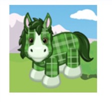 Webkinz Classic Tartan Pony CODE