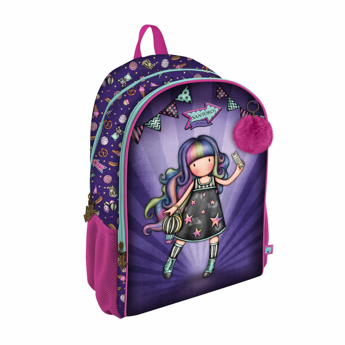 School Bag Gorjuss Up and away Purple 315 x 40 x 225 cm 11190₽