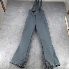 Vintage Roffe Ski Pants Womens 10 High Waist Stretch Bib Overalls Made USA 90s