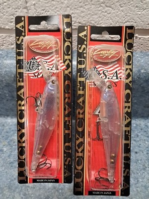 2 LUCKY CRAFT Pointer 100 OGs 5/8oz  100mm Luckycraft Suspending Jerkbait Rare!