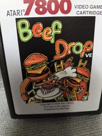Beef Drop For Atari 7800 New Cartridge Only 