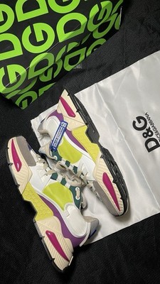 Dolce & Gabbana Men s Multicolor Airmaster Sneakers in size EU41N/US8.5-9
