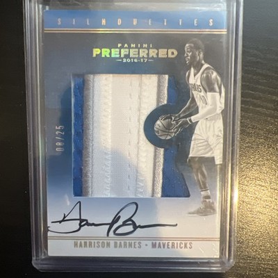 2016-17 Crown Royale Silhouettes Harrison Barnes Auto Patch /25