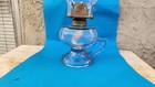 Vintage Kerosene Finger Lamp with Globe — photo 2