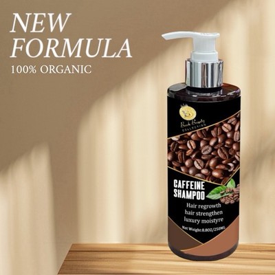 Besh Beauty Collection Caffeine Shampoo 100% Organic 8.8 fl oz / 250 ml