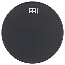 Drum Practice Pad, Silicone — Single Sided with Medium 12" Black Regular
