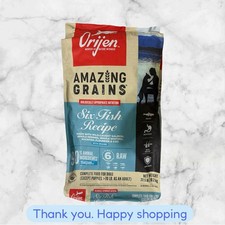 NEW ORIJEN Amazing Grains Six Fish Recipe Dry Dog Food 22.5 lb High Protein SHIP