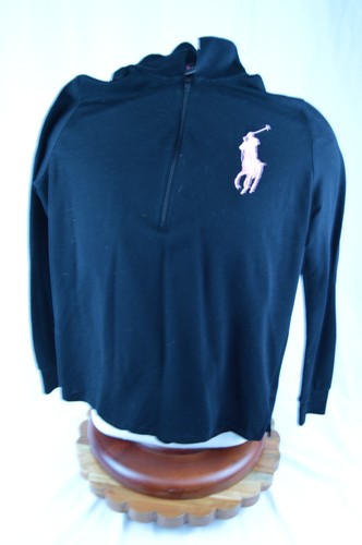 Ralph Lauren Womens Black Zip Shirt- Large