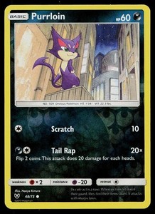 Purrloin 48/73 Shining Legends Reverse Holo